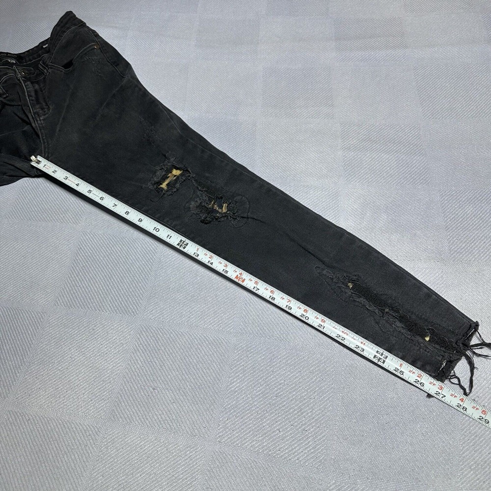 Judy‎ Blue Mid Rise Distressed Leopard Print Patch Skinny Fit Jeans Size 7/28 - Picture 15 of 16